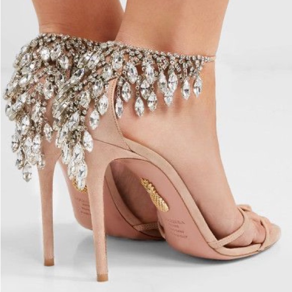Aquazzura Shoes - New AQUAZZURA Eden suede sandals 40.5